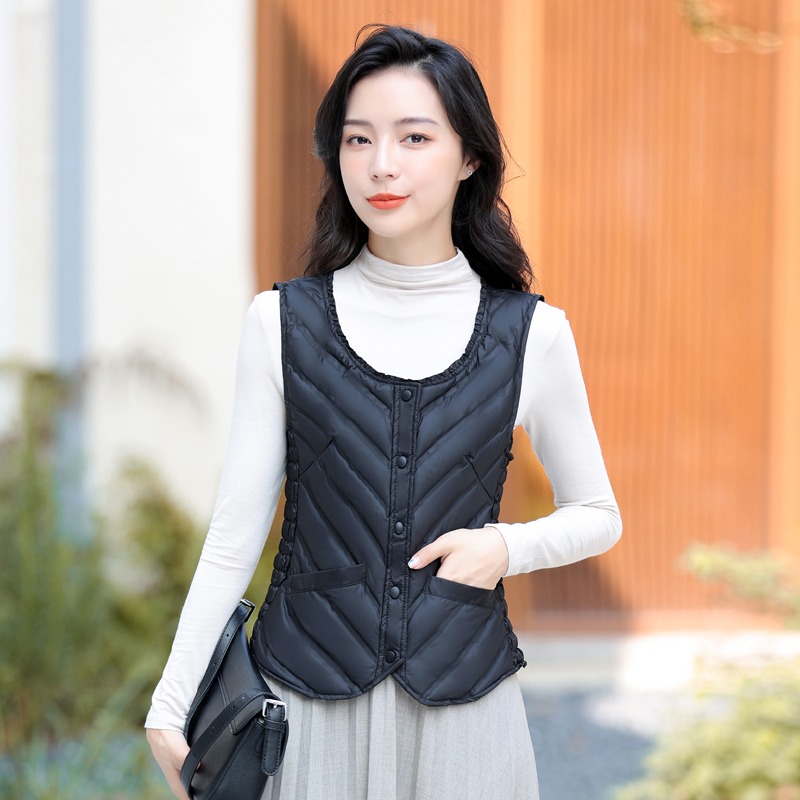 贴身保暖羽绒马甲特卖