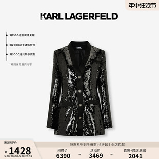 LAGERFELD卡尔拉格斐2022年早春新款 KARL 女士夹克老佛爷216L1427