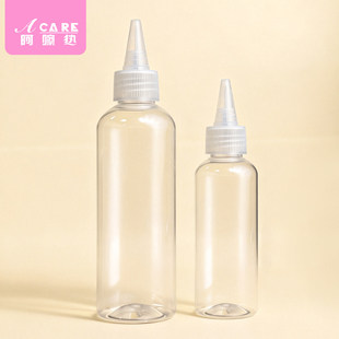 挤压尖嘴瓶A1zb551 瓶尖嘴小空瓶颜料瓶 挤压瓶透明带盖小滴瓶分装