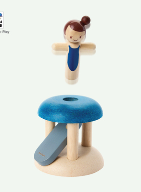 plantoys5492体操运动员儿童益智玩具1岁-5岁手眼协调木质玩具