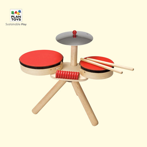 儿童乐器玩具架子鼓PLANTOYS