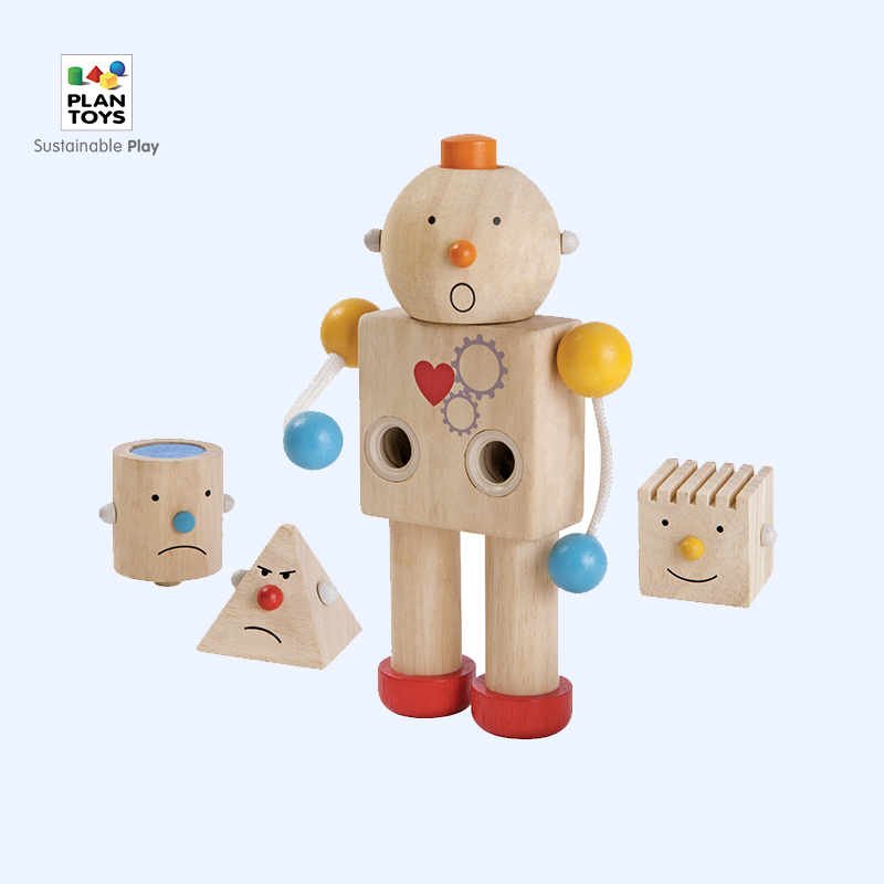 益智拼插积木Plantoys儿童玩具