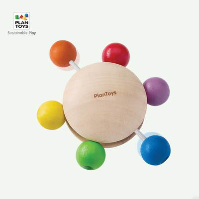 plantoys5297彩色陀螺新款婴儿玩具新生宝宝手抓早教益智启蒙玩具