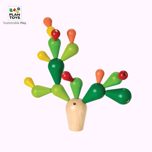 进口儿童拼插木玩益智动脑仙人掌