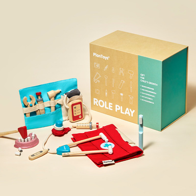 plantoys角色扮演礼盒儿童玩具情感培养益智社交力宝宝节日礼盒