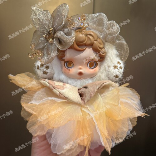 原创卓痕娃衣sp搪胶系列光织园衣服套装花朵裙子玩偶可爱卡通娃衣