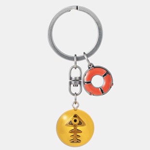 【现货】任天堂Splatooon喷射战士3打工系列鱼蛋鱼卵钥匙扣