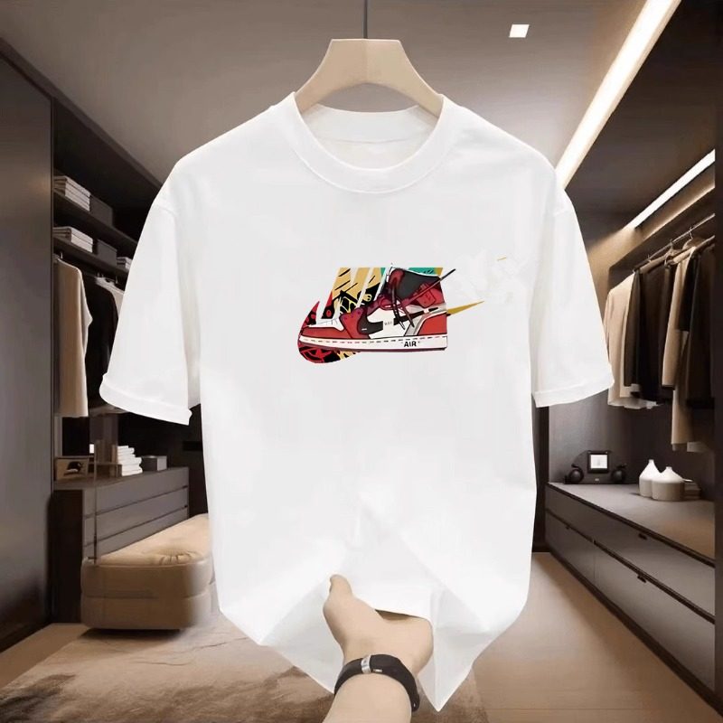 奥莱新款情侣纯棉圆领百搭T恤男女运动耐磨休闲宽松透气短袖上衣,男装,T恤,淘宝优惠券,粉丝福利购,淘宝优惠卷