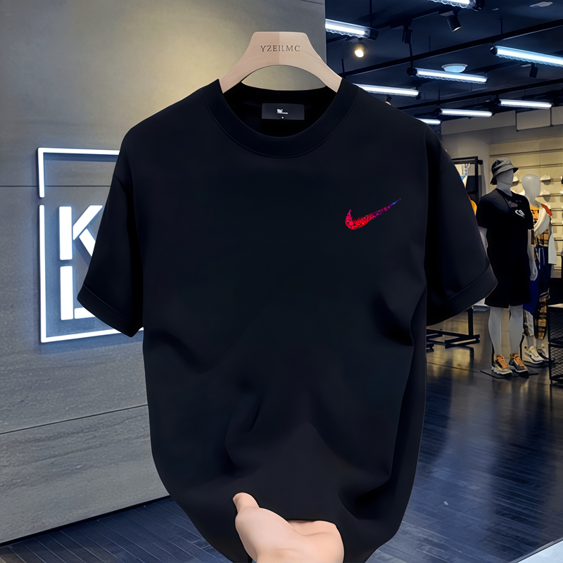 奥莱新款纯棉圆领短袖T恤男士简约时尚上衣休闲运动透气套头T恤衫,男装,T恤,淘宝优惠券,粉丝福利购,淘宝优惠卷