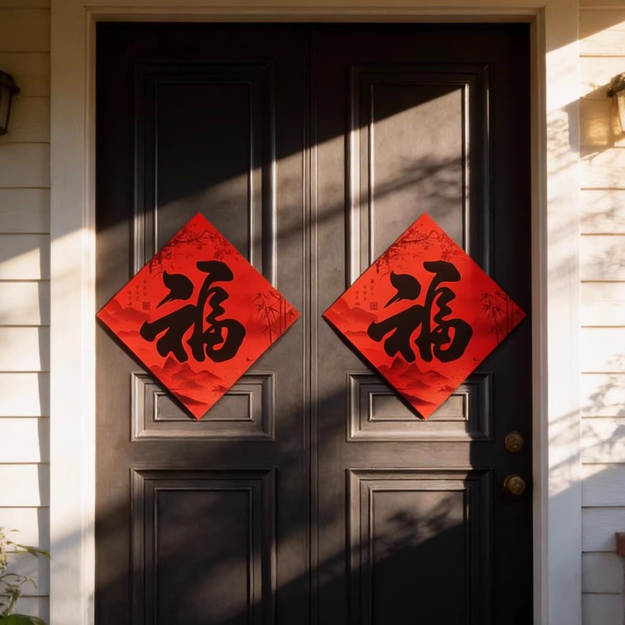 2026马年新款福字入户门贴对贴新年装饰用品窗贴春节过年场景布置,节庆用品/礼品,福字/窗花/窗贴,淘宝优惠券,粉丝福利购,淘宝优惠卷