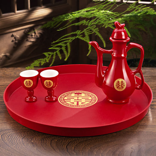 专注品质【羽括结婚敬酒杯套装】