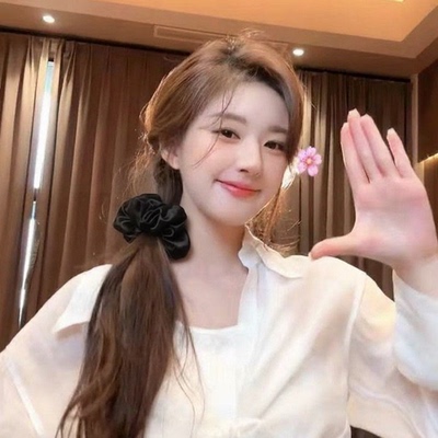 高弹力缎面大肠发圈枕头睡觉发圈女网红缎面丸子头盘发头绳扎头发