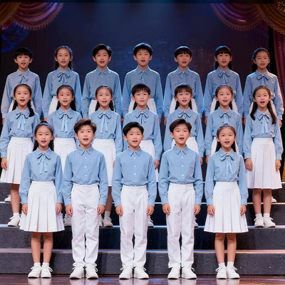 六一儿童合唱朗诵演讲演出服