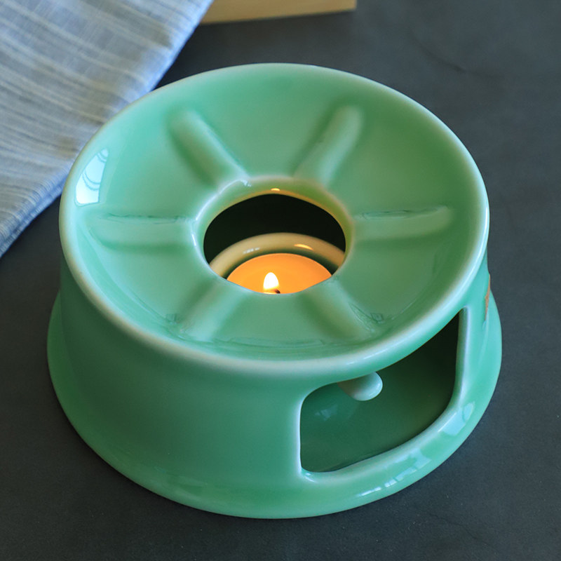 泥迹青瓷大号温茶炉龙泉陶瓷功夫茶具暖茶底座蜡烛加热玻璃茶壶座,餐饮具,茶道/零配,淘宝优惠券,粉丝福利购,淘宝优惠卷