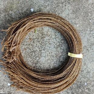 门套替换圈四股编织 备用鱼线枯草色黑色鱼线防风绳鱼线圈户外