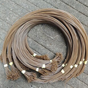 户外高强度棕色枯草色鱼线编织钓鱼线散装耐磨单股替换圈备用圈