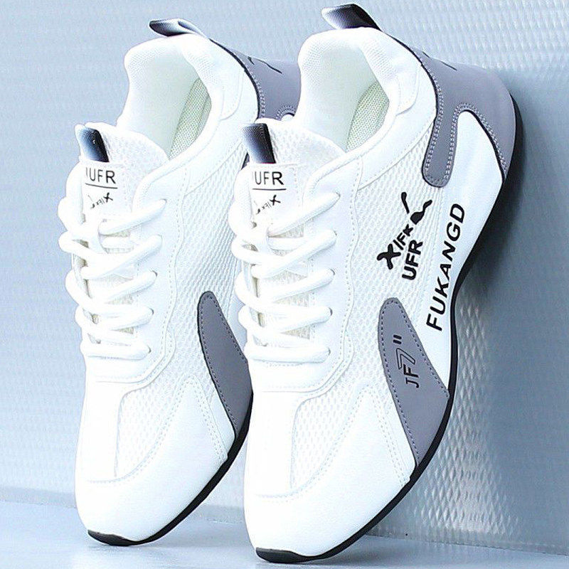 乔舟男鞋春秋季透气运动鞋男2026新款防滑白色休闲鞋子男士跑步鞋
