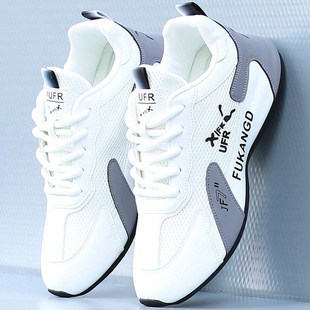 乔舟男鞋春秋季透气运动鞋男2026新款防滑白色休闲鞋子男士跑步鞋