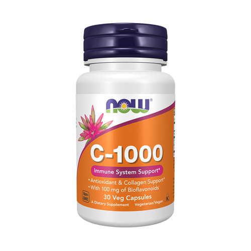 now foods复合维生素c 1000美国进口维他命vc口服vitamin胶囊