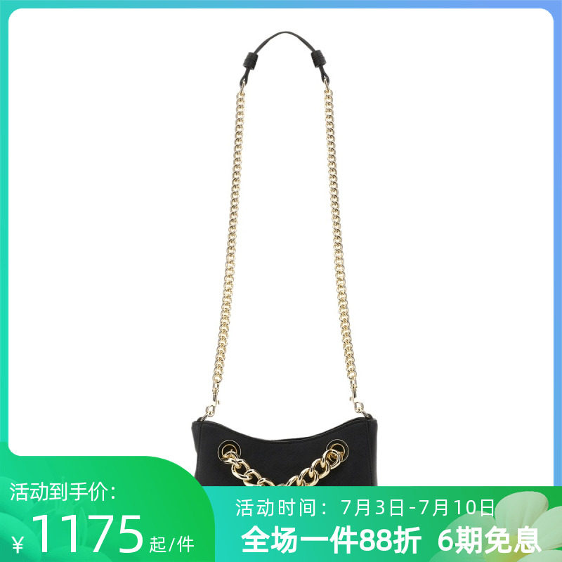 Versace/范思哲新款女包logo标志牛皮链条单肩斜挎包