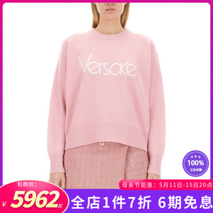 个性 粉红色1013403 运动衫 女装 时尚 范思哲新款 T恤宽松短袖 Versace