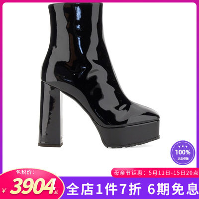 漆皮粗跟短靴GiuseppeZanotti