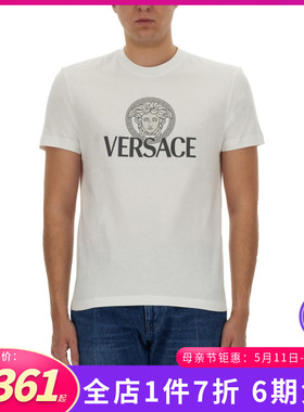 Versace/范思哲新款男士时尚休闲夏季百搭上衣短袖T恤上衣SS24