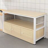 厨房橱柜置物架落地多层家用特厚果蔬收纳架多功能网篮储物架子