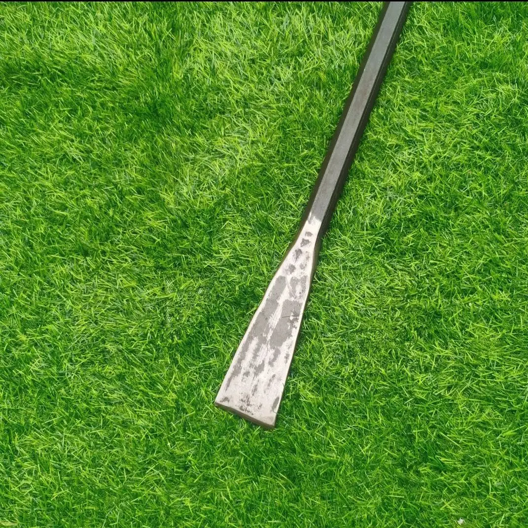 实心六棱钢锻打撬棍钢迁錾子挖桩