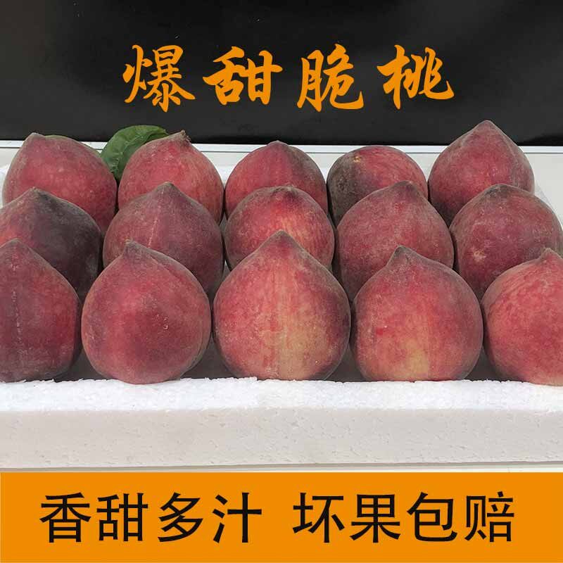 现摘现货10斤云南红宝石脆甜大果桃子新鲜当季水果大水蜜桃孕妇