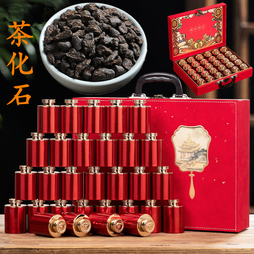 十年左右碎银子普洱茶熟茶糯米香浓云南茶化石罐装礼盒装400克