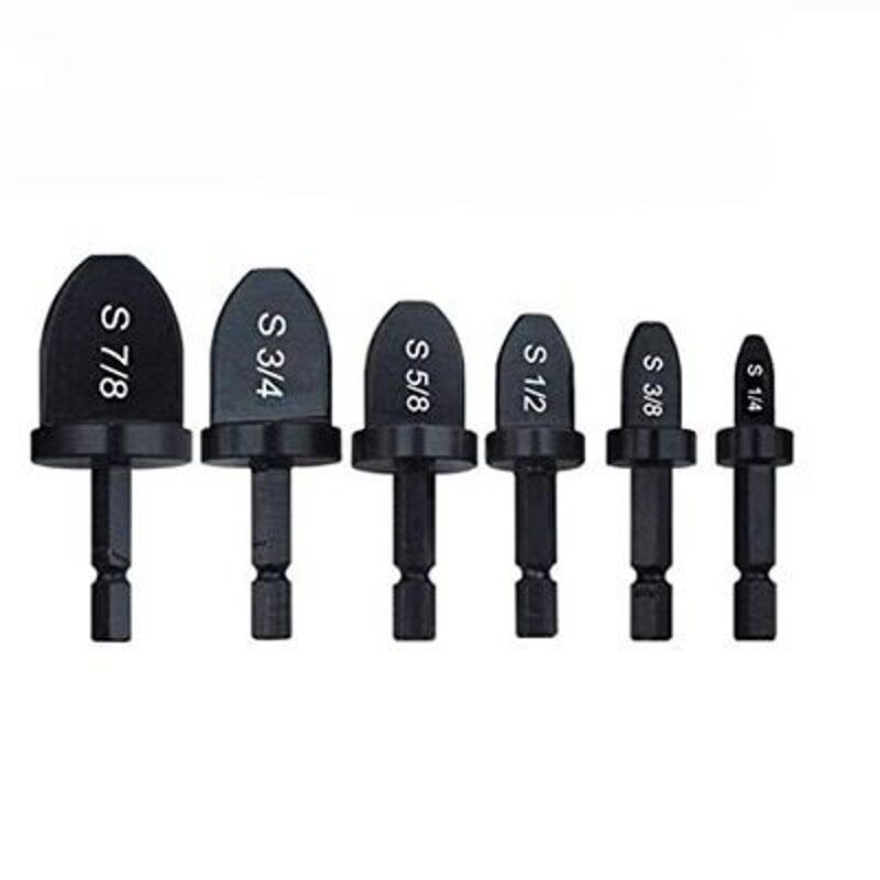 六件套空调铜管扩孔扩管器电动胀管头六角柄三角柄喇叭口胀管器