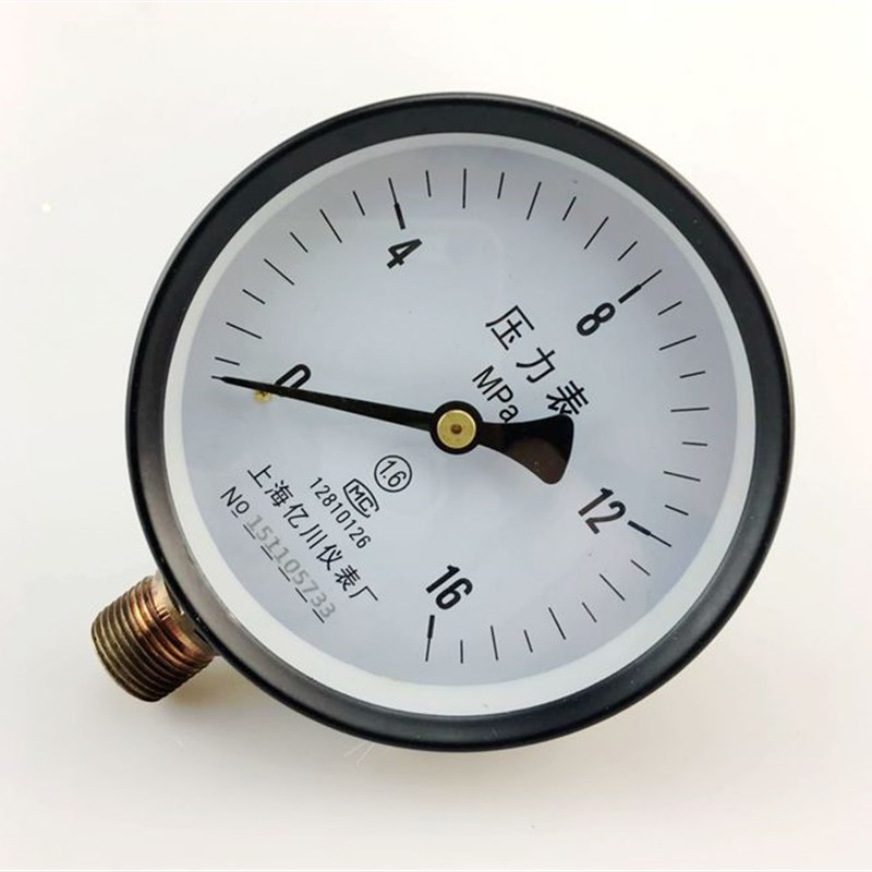 Y100压力表0-1.6 1 2.5 40 25 60MPA普通压力表水压表低压气压表
