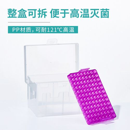 比克曼生物移液枪吸头盒 实验室96孔移液枪头盒 经济款吸头盒