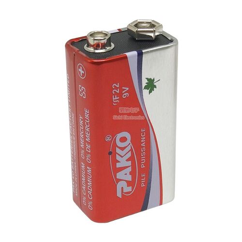 【一份4粒】6F22 9V电池 碳性通用型 测试仪 寻线仪 万用表电池