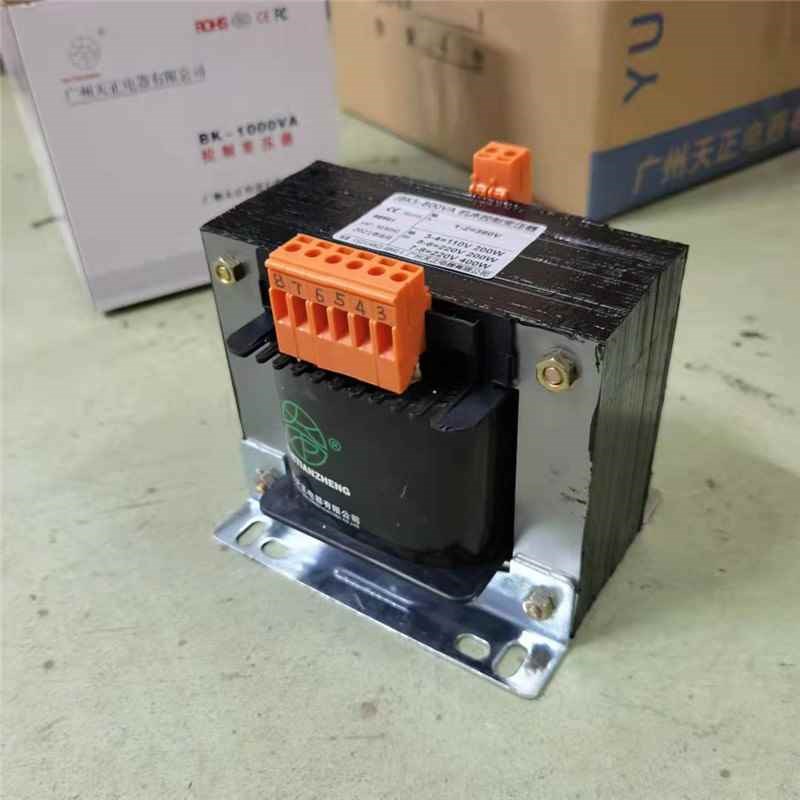 广州天正 机床控制变压器JBK5-800VA 380V转220V 110V 24V单相