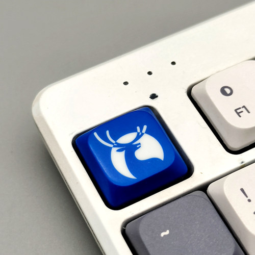 KT矮轴机械键盘键帽鹿角瑞兴咖啡