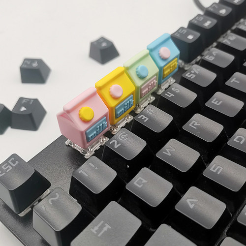 机械键盘个性键帽手工树脂可爱