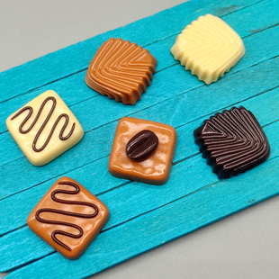 KT矮十字轴美味各形巧克力机械键盘树脂手工制作个性可爱创意键帽