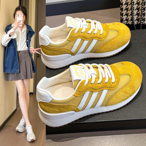 复古德训鞋女2026年春季新款