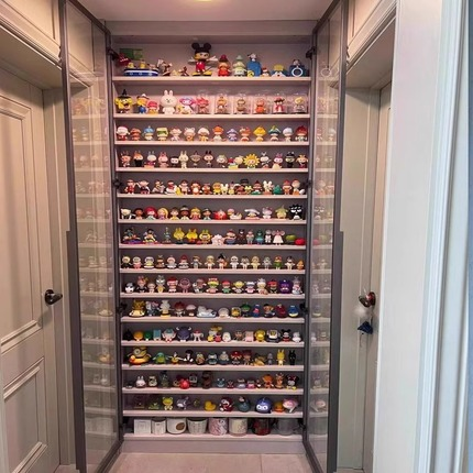 盲盒展示架透明防尘玻璃收纳盒摆放手办展示架子手办墙挂墙展示柜,商业/办公家具,手办柜/潮玩柜/玩具柜/模型柜,淘宝优惠券,粉丝福利购,淘宝优惠卷