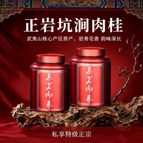 万人茗慕茗而来500g正岩坑涧肉桂