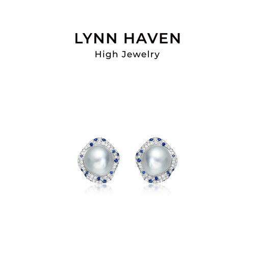 LynnHaven麟玟海洋精灵珍珠耳钉