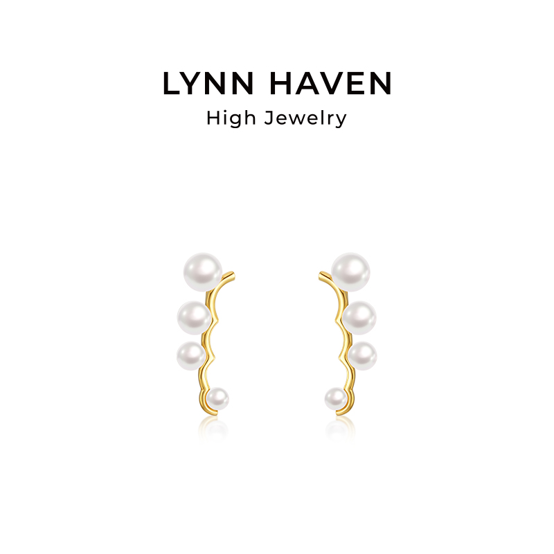 LynnHaven麟玟Akoya海水珍珠耳饰