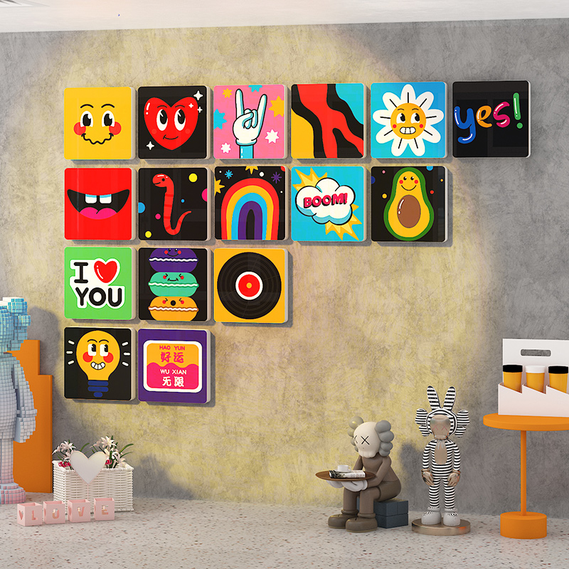 伍佰会文化墙贴雪弗板材质8mm