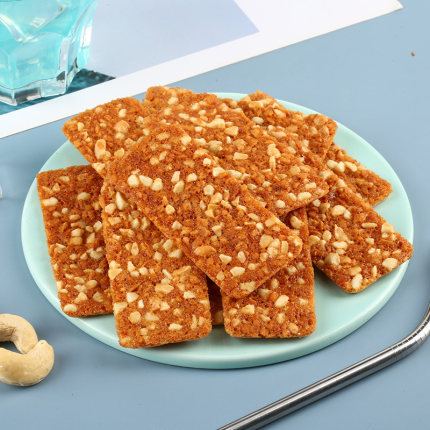 NAK椰蓉腰果纯脆办公室零食早餐休闲零食薄脆饼干108g