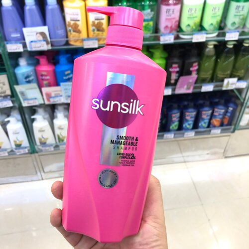 香港购 泰国sunsilk夏士莲丝亮柔滑洗发水625ml氨基酸丝蛋白顺滑