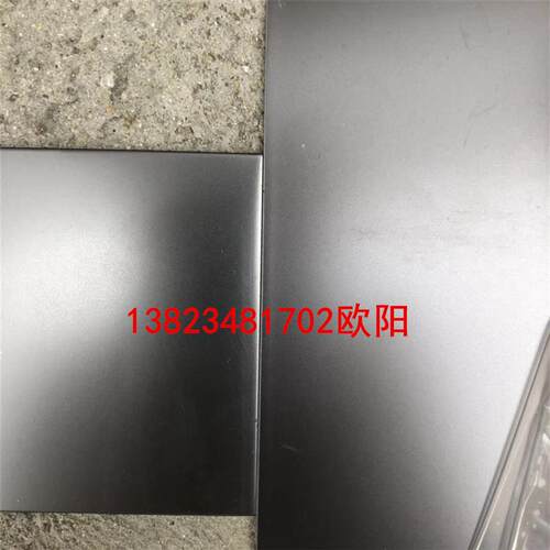 供应酒店公寓不锈钢喷砂枪灰色踢脚线门套装饰条电梯门头黑钢包边