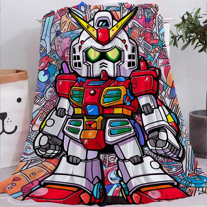 潮牌涂鸦毛毯定制毯子动