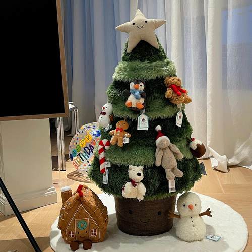 JELLYCAT驯鹿花生圣诞企鹅小雪人